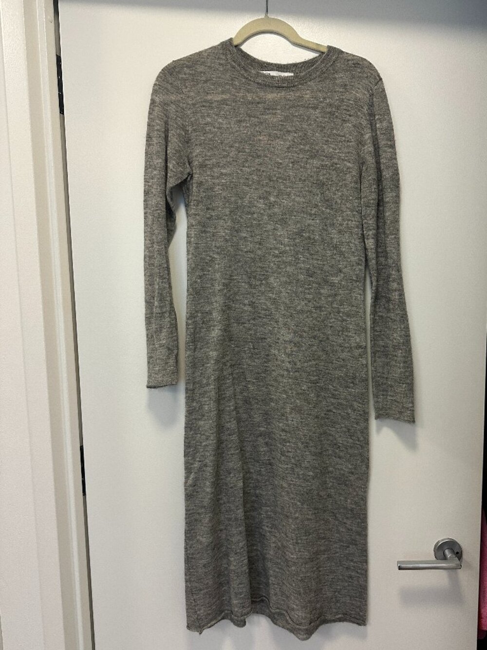 Zara Gray Marl Sweater Dress size L